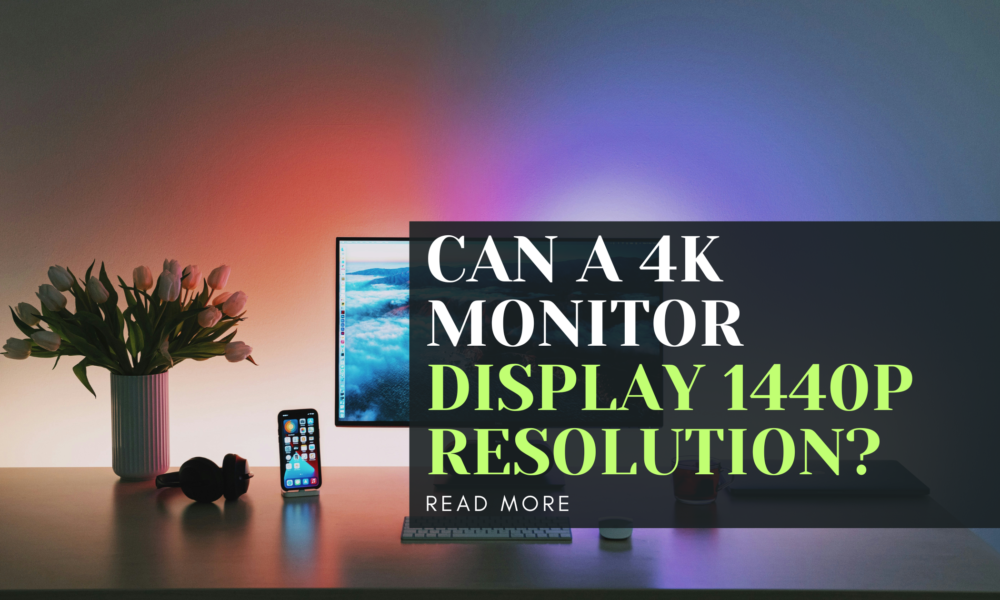 4K monitor display 1440p resolution