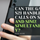 Can the Galaxy S21 handle calls on SIM1 and SIM2 simultaneously