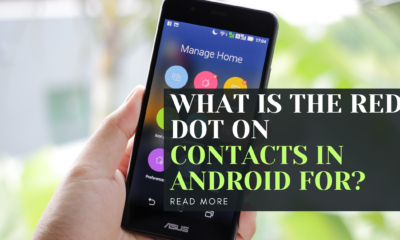 What is the Red Dot on Contacts in Android for?