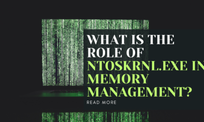 What is the role of ntoskrnl.exe in memory management?