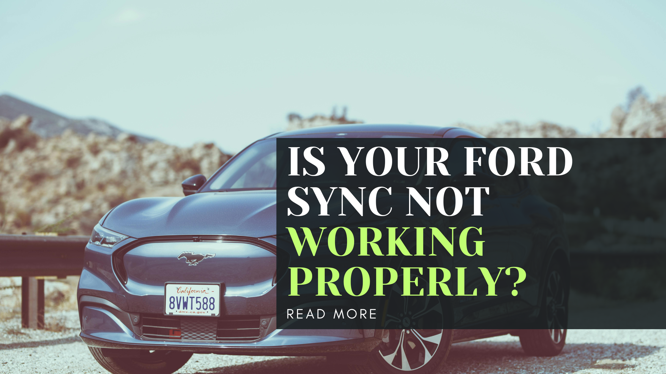 Is your Ford Sync not working properly?