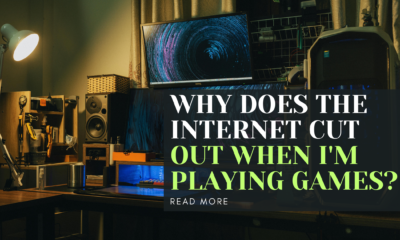 Why does the internet cut out when I'm playing games?