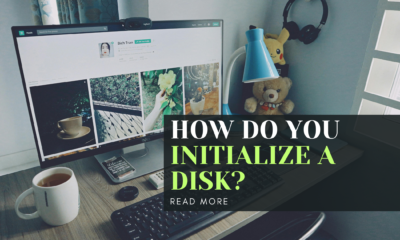 How do you initialize a disk?