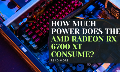 How much power does the AMD Radeon RX 6700 XT consume?