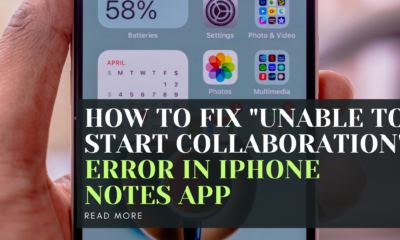 How to Fix "Unable to Start Collaboration" Error in iPhone Notes App