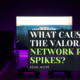 What causes the Valorant network RTT spikes?