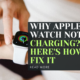 apple watch not charging