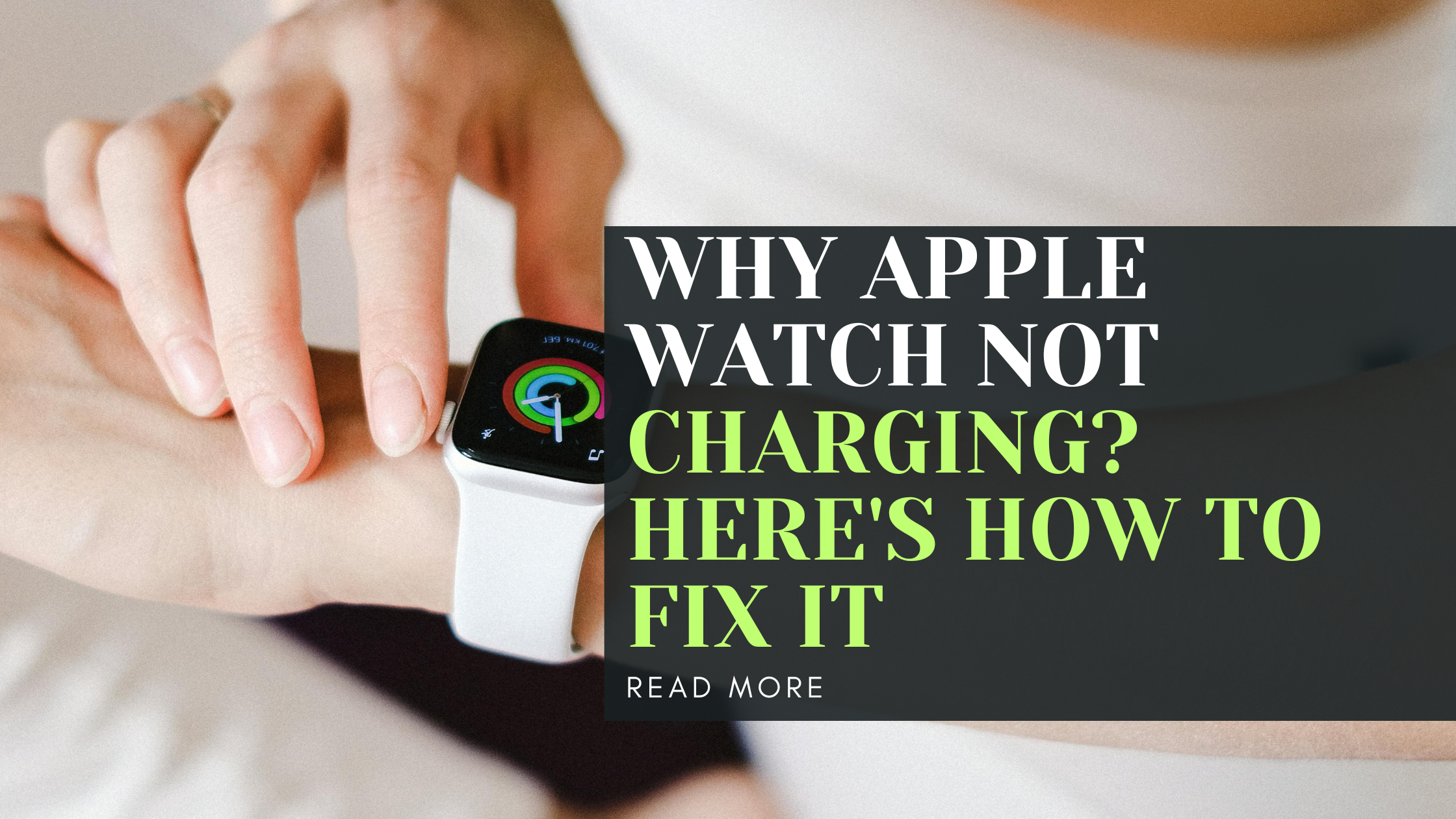 apple watch not charging