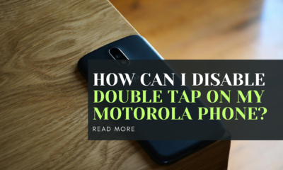 How can I disable double tap on my Motorola phone?