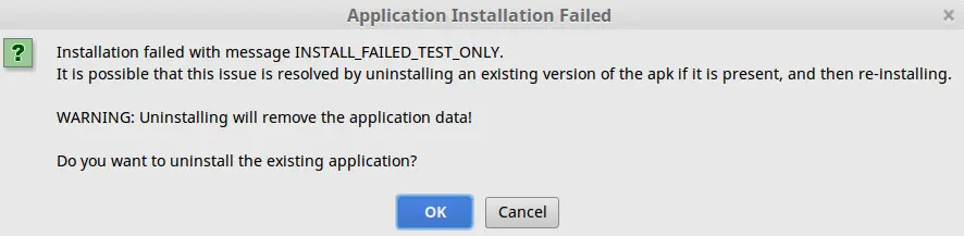 Why Did My Install Fail with the Error 'install_failed_test_only'?